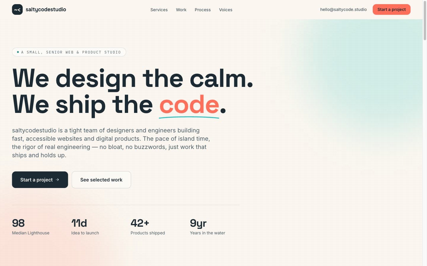 Studio site demo